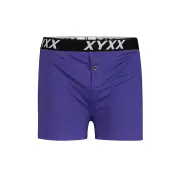 Boxer Shorts-Purple-Large