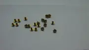 Tjet Aurora AFX 20 pieces of Solid Rivets for slot car chassis repair. Tyco "S".