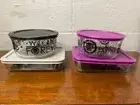 Marvel Pyrex Black Panther/Wakanda Forever Black/ Purple 8 Piece Set BRAND NEW
