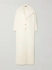 [Gucci] Gucci - Oversized Wool And Silk-blend Jacquard Coat - Cream - IT38 IT 38 Cream