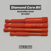 6-12mm Diamond Core Drill Bits for Tiles Ceramic Stoneware Porcelain Stone