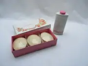 Vintage Avon To a Wild Rose 3 bars of soap boxed and tin of talc