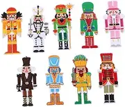Gadpiparty Christmas Nutcracker Soldier Embroidered Iron on Patches DIY Appliques for Women Socks