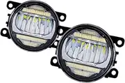 2in1 Car LED Fog Light DRL Daytime Running Lamp Compatible For Accord Fit CR-V City Civic Compatible For Focus Fusion Fiesta C-Max Edge 12V