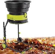 Electric Leaf Mulcher Shredder, 2500W Corded Garden Compost Shredder Crusher with Power Cord, 8000rpm Leaves Chippers, Shredders and Mulchers with Wheels, Diameter 54CM for Yard Cleanup(Machine+40m)