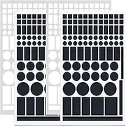 Suithink Light Blocking Stickers, Light Dimming Stickers LED Covers for Routers, Clocks and Electrical Appliances