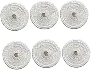KOCKSHION 6Rolls Kitchen Supplies Meat Twine Net for Pork Ham Packaging Cotton Sausage Net Rope for Home Use and Food Shops for Sausage and Meat Wrapping