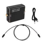 Digital to Analog Audio Converter, Digital SPDIF Optical to Analog L/R 6701