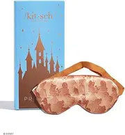 Disney x Kitsch Satin Sleep Mask - Eye Mask for Sleeping | Softer Than Silk Eye Sleeping Mask | Satin Blindfold & Sleep Masks | Eyemask & Eye Cover for Sleeping | Sleep Eye Masks (Princess Party)