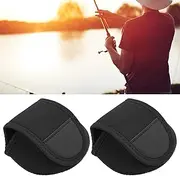 SustVita Weatherproof Fishing Reel Pouch, 2Pcs Baitcasting Reel Cover, Outlast Baitcast Reel Protector for Fishing Gear