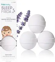 Frida Baby Natural Sleep Bath Bombs, Lavender Essential Oil Bath Bombs for Bedtime, Relaxing & Calming Shower Bombs with Aromatherapy Oil for Better Sleep