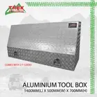 1x Aluminium Tool Box 1400 X 500 X 700 w/ Draws Tool Box Caravan Ute Camper