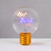 Rechargeable Neon Bulb 'Hot B*tch' with USB Charging & 5-Hour Runtime