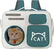 Cat Backpack Carrier | Breathable Comfortable Oxford Cat Backpack - Portable Sturdy Small Animal Supplies with Mesh for Hiking Camping Airline Bike