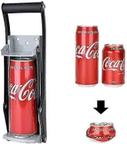 Can Crusher & Bottle Opener- 500ml Heavy Duty 16oz 2 In 1 Crushes Soda Cans And