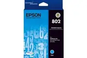 Epson 802 Standard Capacity DURABrite Ultra - Cyan Ink Cartridge [C13T355292]