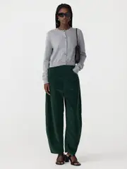 Cord Barrel Leg Pant