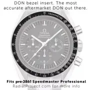 DON Dot Over Ninety Bezel Insert Omega Speedmaster Professional - Aftermarket