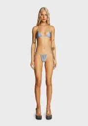 Micro String Bikini Set - Gray