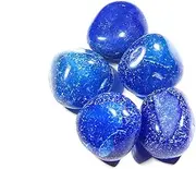 [HOSEKI] Blue Onyx Untreated,unheated Tumbled Stones 100cts, Crystal, Crystal