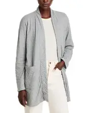 Eileen Fisher Cotton Open Cardigan