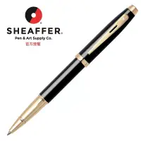 在飛比找博客來優惠-SHEAFFER 9322 100系列 黑亮漆金夾 鋼珠筆 