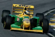 Michael Schumacher Germany Camel Benetton B193 Ford HB V8 duri- 1993 Old Photo 5