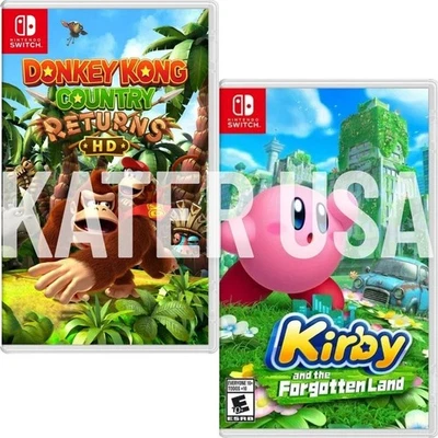 Donkey Kong Country Returns HD & Kirby and the Forgotten Land Switch New Special