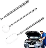Car Inspection Mirrors, Telescopic Machine Tool Inspection Mirrors, Beginners Foldable Heavy Duty Mechanics Gadgets for Electricians, Construction, Aviation, Welding