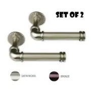 Industrial Pipe Design Single Toilet Paper/ Towel Holder ( Set of 2 )