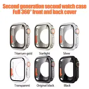For Apple Watch Series 9 45mm S9 Turn into Ultra Case Screen Protector Cover