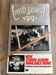 VINTAGE POSTER: LYNYRD SKYNYRD 1991 (Original In Store Poster 1991) RARE