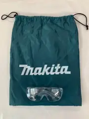 Makita Safety Glasses Makita 195246-2 & Makita Draw String Bag (12" X 16") NEW