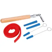 6Pcs Piano Tuner Kit TuningMusical Silent Hammer DIY Set Tool Repair
