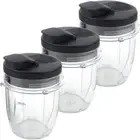 Nutri Ninja 12oz Cup Replacement with Sip Seal Lid for Auto IQ Blender Genuine