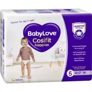 BabyLove Cosifit Nappies Size 5 (12-17kg) 54 pack (pack of 3)