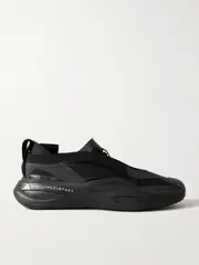 [adidas by Stella McCartney] adidas by Stella McCartney - Low Ground Mesh And Tpu Sneakers - Black - UK 4 UK 4 Black
