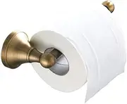 Flybath Toilet Paper Holder Without Cover Antique Brass Bathroom Tissue Roll Bar Wall Mounted, 20 cm / 7.87 inches, Brushed Bronze