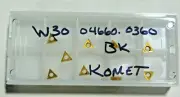 9 PIECES, KOMET, W30 04660-0360 BK CARBIDE INSERTS, H735