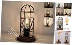 Touch Control Table Lamp, Industrial Bedside Lamp with 3 Way Dimmable Small