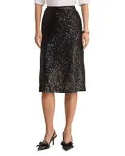 Vineyard Vines Sequin Midi Skirt