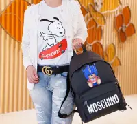 在飛比找Yahoo!奇摩拍賣優惠-Moschino backpack 大型後背包 變形金剛熊 