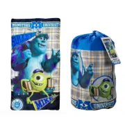 Disney Monsters University Kids Camping Slumber Sleeping Bag Sleepover Backpack