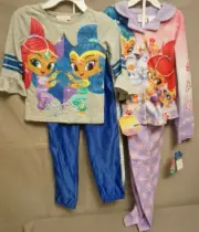 SHIMMER & SHINE LONG SLEEVE SHIRT w/BLUE FANCY PANTS or 2 PIECE PAJAMA SET BNWT