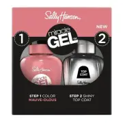 Sally Hansen Miracle Gel?, Mauve-olous and Shiny Top Coat Duo, Long Lasting, Gel