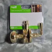 National Hardware N100-047 Brass Inside Lever Outside Knob Storm Door Latch