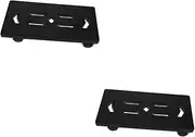 TEHAUX 2pcs PC PC Computer Host Bracket Computer Tower Movable Stands CPU Stand Computer Tower Stand Computer Floor Stand Computer Host Bracekts Computer Stand CPU Tower Stand Pp Black