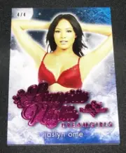 2017 Benchwarmer JASLYN OME Dreamgirls #43 LINGERIE NIGHTS Pink Foil/4 PLAYBOY