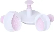 Wiltshire Fondant Leaf Cookie Cutter and Pusher 3-Pieces Set