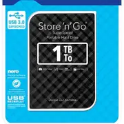 Verbatim 1TB 2.5' USB 3.0 Black Store'n'Go HDD Grid Design